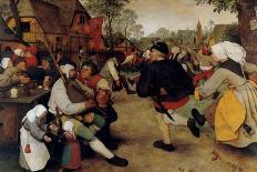 Dance of the Peasants - Detail-Pieter Breughel the Elder-Art Print