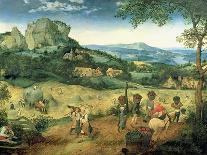 Landscape with the Fall of Icarus, circa 1555-Pieter Bruegel the Elder-Giclee Print