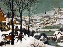 Hunters in the Snow, February, 1565-Pieter Bruegel the Elder-Giclee Print