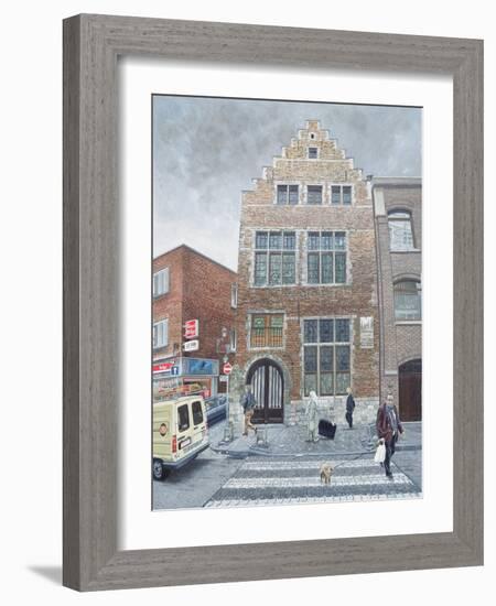 Pieter Brueghel's House in Brussels, 1996-Huw S. Parsons-Framed Giclee Print