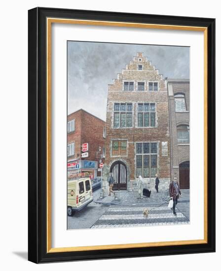 Pieter Brueghel's House in Brussels, 1996-Huw S. Parsons-Framed Giclee Print