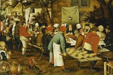 Village Festival in Honour of St. Hubert and St. Anthony, 1632-Pieter Brueghel the Younger-Giclee Print