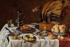 Still Life with Turkey Pie-Pieter Claesz-Giclee Print
