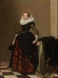 Portrait of a Richly Dressed Young Woman, C.1630 (Oil on Panel)-Pieter Codde-Giclee Print