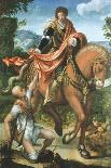 Saint Martin Dividing His Cloak-Pieter Coecke van Aelst-Framed Giclee Print