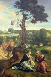The Dream of Paris (Oil on Panel)-Pieter Coecke van Aelst-Giclee Print
