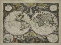 Old World Map 1666-Pieter Goos-Framed Giclee Print