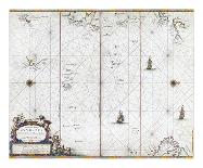 Double-hemisphere world map from Goos's Sea Atlas of the Water World, 1672-Pieter Goos-Giclee Print