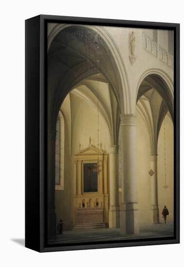 Pieter Jansz. Saenredam (1597-1665). Dutch Painter. Saint-Laurens Church in Alkmaar-Pieter Jansz Saenredam-Framed Premier Image Canvas