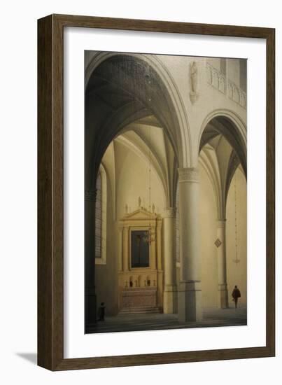 Pieter Jansz. Saenredam (1597-1665). Dutch Painter. Saint-Laurens Church in Alkmaar-Pieter Jansz Saenredam-Framed Photographic Print