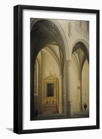 Pieter Jansz. Saenredam (1597-1665). Dutch Painter. Saint-Laurens Church in Alkmaar-Pieter Jansz Saenredam-Framed Photographic Print