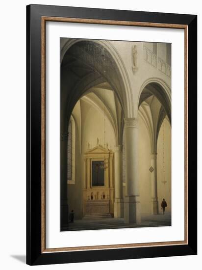 Pieter Jansz. Saenredam (1597-1665). Dutch Painter. Saint-Laurens Church in Alkmaar-Pieter Jansz Saenredam-Framed Photographic Print