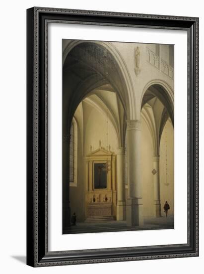 Pieter Jansz. Saenredam (1597-1665). Dutch Painter. Saint-Laurens Church in Alkmaar-Pieter Jansz Saenredam-Framed Photographic Print