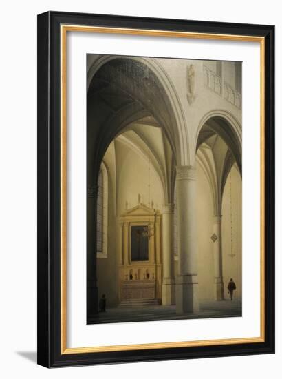 Pieter Jansz. Saenredam (1597-1665). Dutch Painter. Saint-Laurens Church in Alkmaar-Pieter Jansz Saenredam-Framed Photographic Print