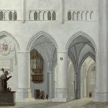 Interior of the Church of St. Bavo, Haarlem, 1630-Pieter Jansz Saenredam-Framed Premier Image Canvas