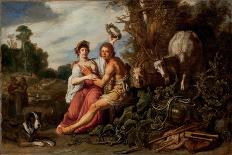 Orestes and Pylades Disputing at the Altar, 1614-Pieter Lastman-Framed Giclee Print