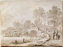 Landscape with Reapers, C1615-1661-Pieter Molijn-Mounted Giclee Print