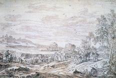 Landscape with Reapers, C1615-1661-Pieter Molijn-Mounted Giclee Print