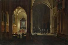 Interior of Antwerp Cathedral, Flemish, 17th Century-Pieter Neeffs the Elder-Giclee Print