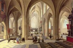 Interior of Antwerp Cathedral, Flemish, 17th Century-Pieter Neeffs the Elder-Giclee Print
