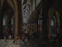 Interior of Antwerp Cathedral, Flemish, 17th Century-Pieter Neeffs the Elder-Giclee Print