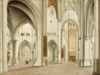 The Interior of the Buurkerk at Utrecht, 1644-Pieter Saenredam-Framed Giclee Print