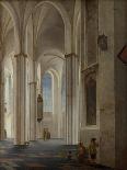 Interior of St. Bavo Cathedral, Haarlem-Pieter Saenredam-Framed Giclee Print