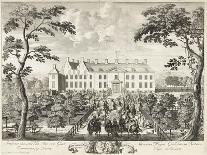 Arrival of William III at the hunting lodge, Hof te Dieren, 1691-Pieter Schenk-Mounted Giclee Print