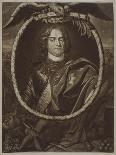 Augustus II (1670-1733) King of Poland, 1710 (Engraving)-Pieter Schenk-Giclee Print