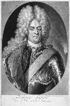 Augustus II (1670-1733) King of Poland, 1709 (Engraving)-Pieter Schenk-Giclee Print