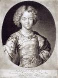 Augustus II (1670-1733) King of Poland, 1710 (Engraving)-Pieter Schenk-Giclee Print
