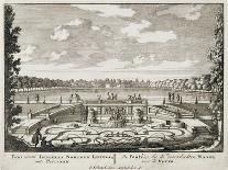 Fountain and Water Jets in a Dutch Formal Garden-Pieter Schenk-Giclee Print