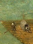 Landscape with Pilgrims (Pen & Brown Ink on Paper)-Pieter the Elder Bruegel-Giclee Print