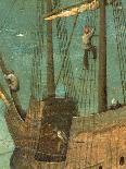 Ship rigging detail from Tower of Babel, 1563-Pieter the Elder Bruegel-Giclee Print