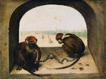 Two Chained Monkeys, 1562-Pieter the Elder Bruegel-Giclee Print