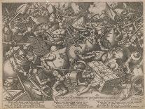 Fight of the Money-Bags and the Coffers, C. 1560-Pieter van der Heyden-Mounted Giclee Print