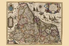 The Area Around Utrecht-Pieter Van der Keere-Art Print