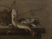 Still Life with Fish-Pieter van Noort-Framed Stretched Canvas