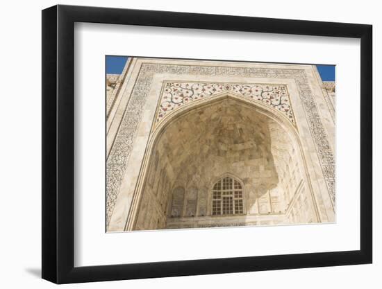 Pietra dura jali inlay, Taj Mahal, UNESCO World Heritage Site, Agra, Uttar Pradesh, India, Asia-Matthew Williams-Ellis-Framed Photographic Print