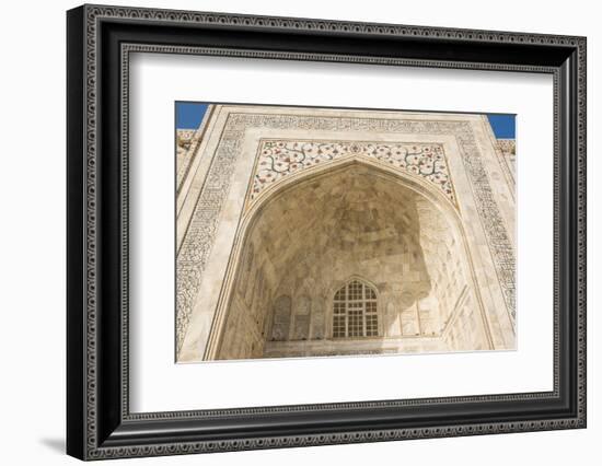 Pietra dura jali inlay, Taj Mahal, UNESCO World Heritage Site, Agra, Uttar Pradesh, India, Asia-Matthew Williams-Ellis-Framed Photographic Print