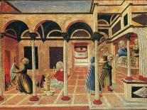 Birth of Saint Nicolas of Bari, 1430S-Pietro di Giovanni d'Ambrogio-Framed Giclee Print