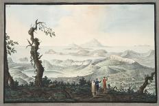 View from the Top of Monte Gauro or Barbaro into its Crater-Pietro Fabris-Giclee Print
