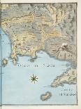 Map of the Gulf of Naples and Surrounding Area from 'Campi Phlegraei: Observations on the Volcanoes-Pietro Fabris-Giclee Print