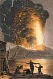 View of the Great Eruption of Mount Vesuvius on Sunday Night August 8Th 1779 from His Sicilian Maje-Pietro Fabris-Giclee Print