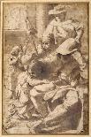 The Mystic Marriage of Saint Catherine, 1595-1599-Pietro Faccini-Giclee Print