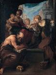 St. Christopher Ferrying the Christ Child-Pietro Faccini-Mounted Giclee Print