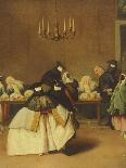 The Exhibition of the Rhino, 1751-Pietro Longhi-Framed Giclee Print