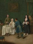 Casino (Il Ridott), Second Half of the 18th C-Pietro Longhi-Framed Premier Image Canvas