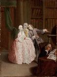 The Exhibition of the Rhino, 1751-Pietro Longhi-Framed Giclee Print