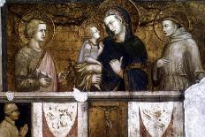 Honorius III Approving Carmelite Rule, Detail from Predella of Altarpiece for the Carmine-Pietro Lorenzetti-Giclee Print